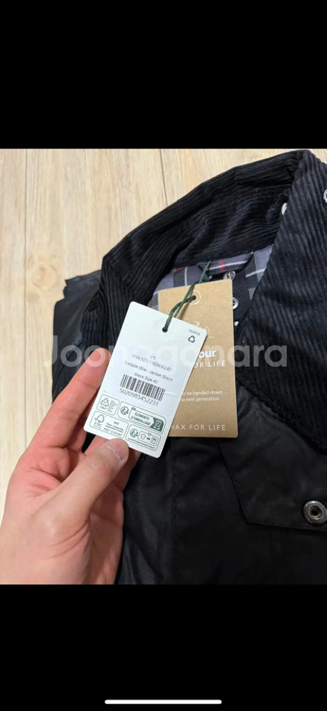 40) 바버 비데일 왁스 자켓 블랙 새상품 MWX001--2