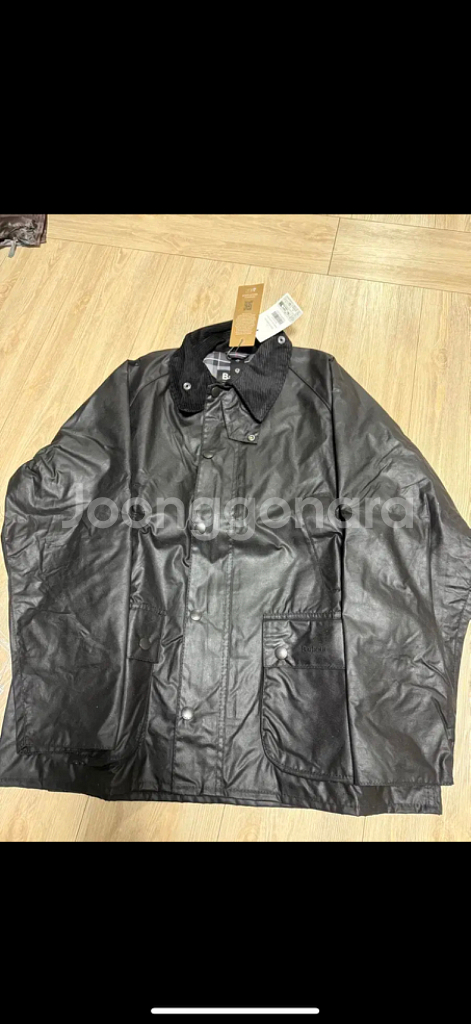 40) 바버 비데일 왁스 자켓 블랙 새상품 MWX001--4
