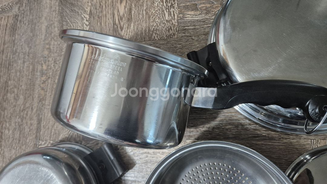 샐러드마스터 3쿼트.인셋.보일러셋/11인치 스킬렛--6