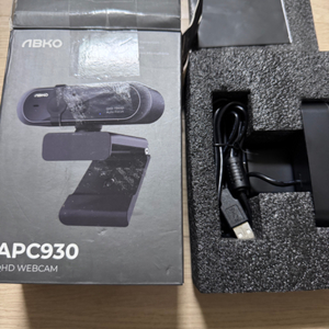 ABKO 웹캠 apc930 미사용품