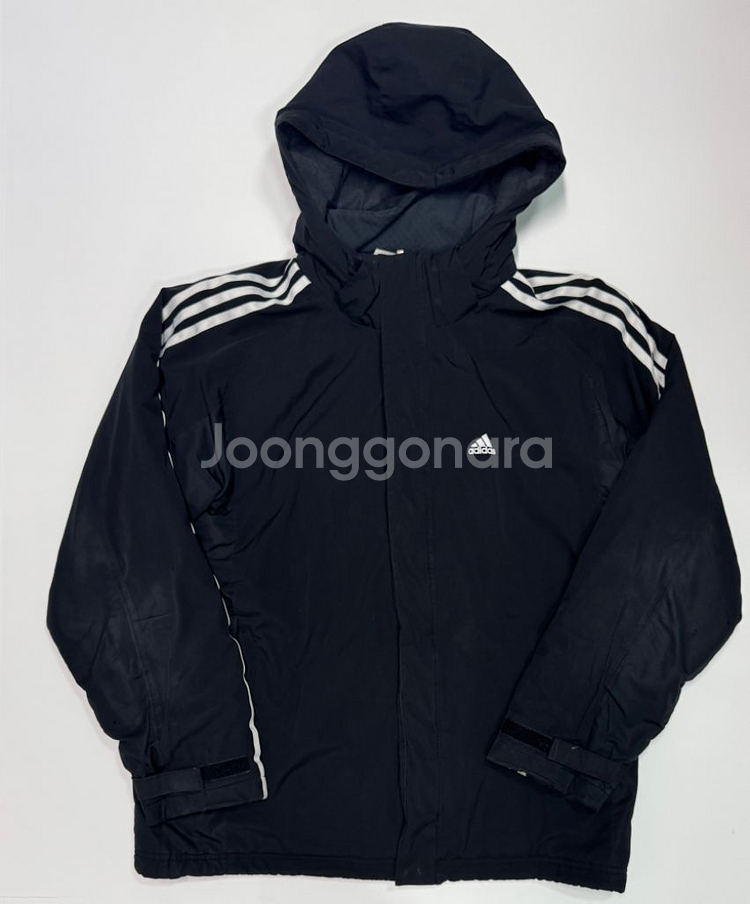 아디다스 올드스쿨 삼선 폴리 점퍼--0