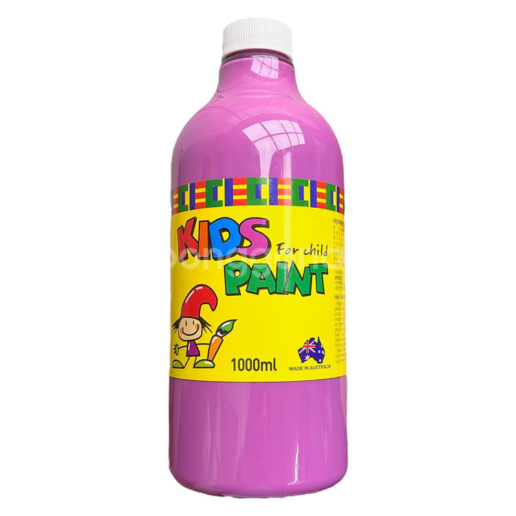 미개봉 키즈페인트 1000ml 보라--0
