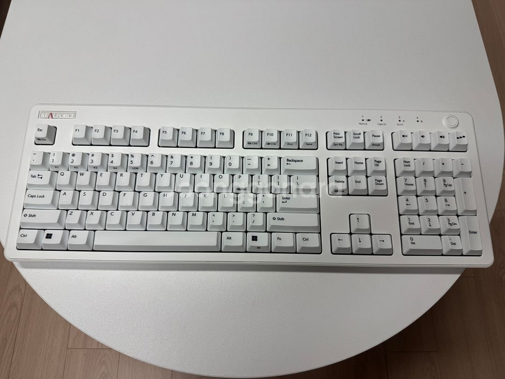 리얼포스 R3 BT 화이트 저소음 APC 45g 균등--1