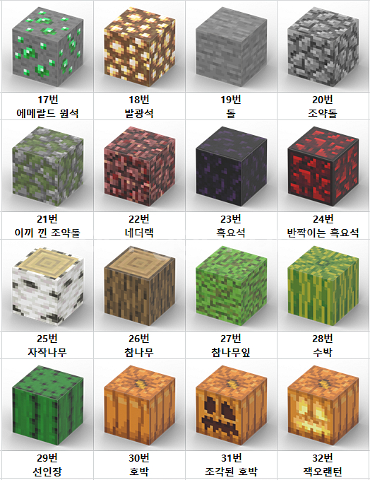 마인크래프트 자석 블록--6