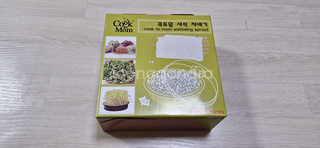 쿡투맘 전자레인지 찜기&새싹 재배기--2