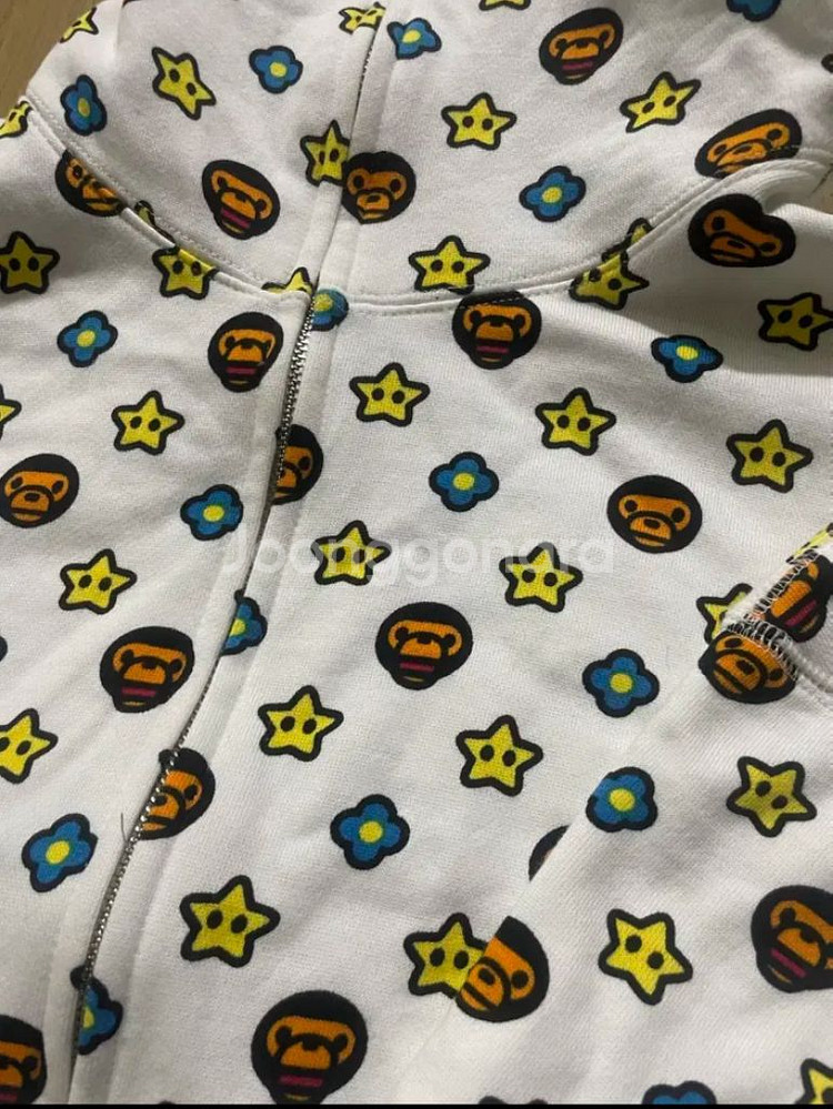 희귀) BAPE 베이프 마일로 모노그램 투웨이 후드집업--3