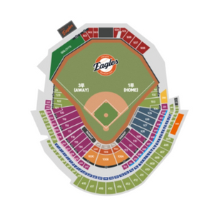 3월 18일 한화이글스 시범경기 3루 내야 2연석
