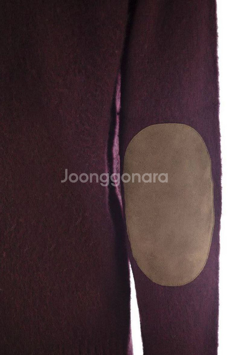 폴로 스웨이드 패치 울 캐시미어 L 팝니다.--3