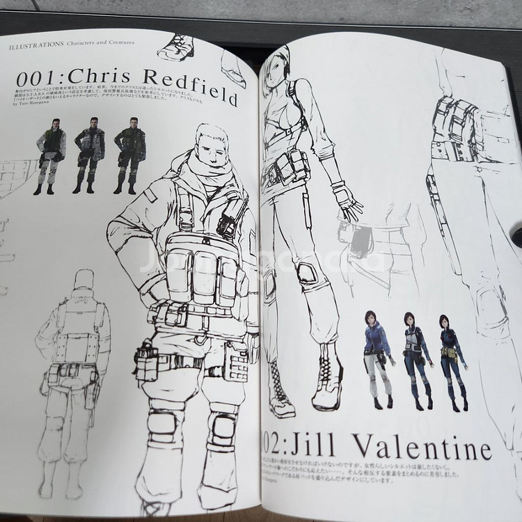 [무료배송] 바이오하자드 엄브렐러 크로니클즈 아트북--6