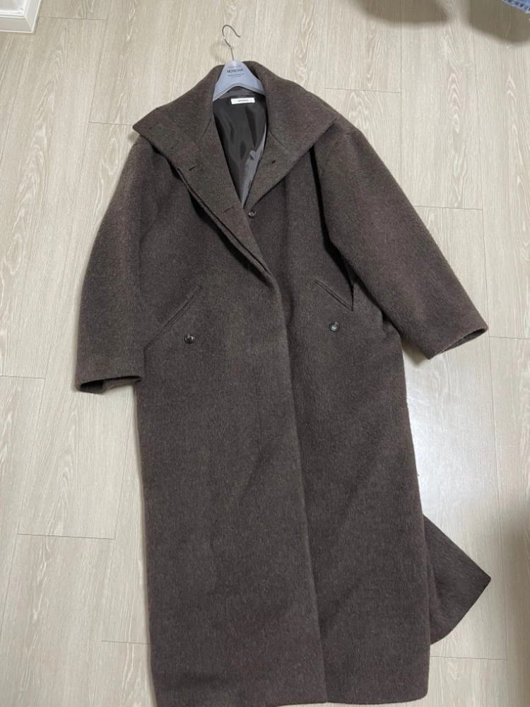 모노하 코트 (high neck long coat) 이미지