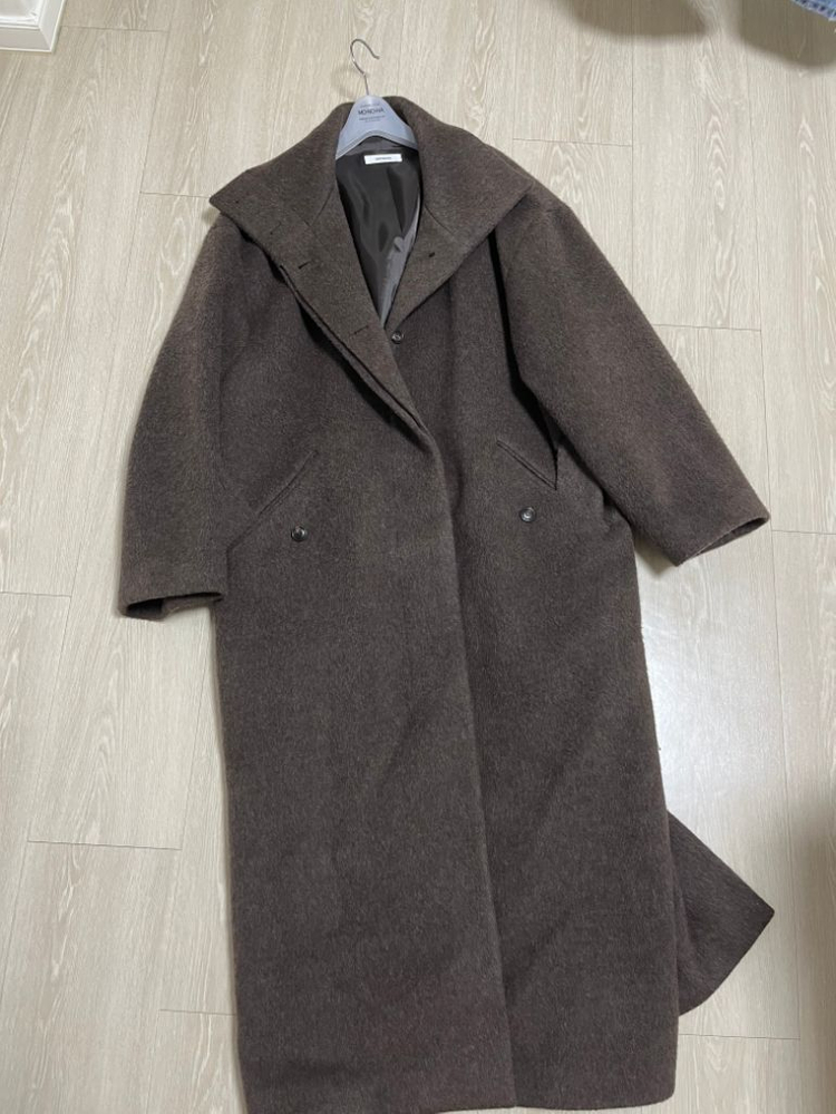 모노하 코트 (high neck long coat) 이미지