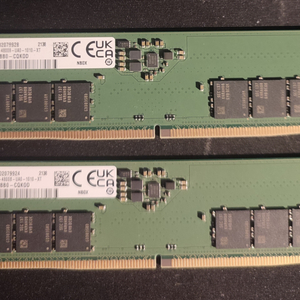 삼성 DDR5 4800 16gb 2개 +방열판