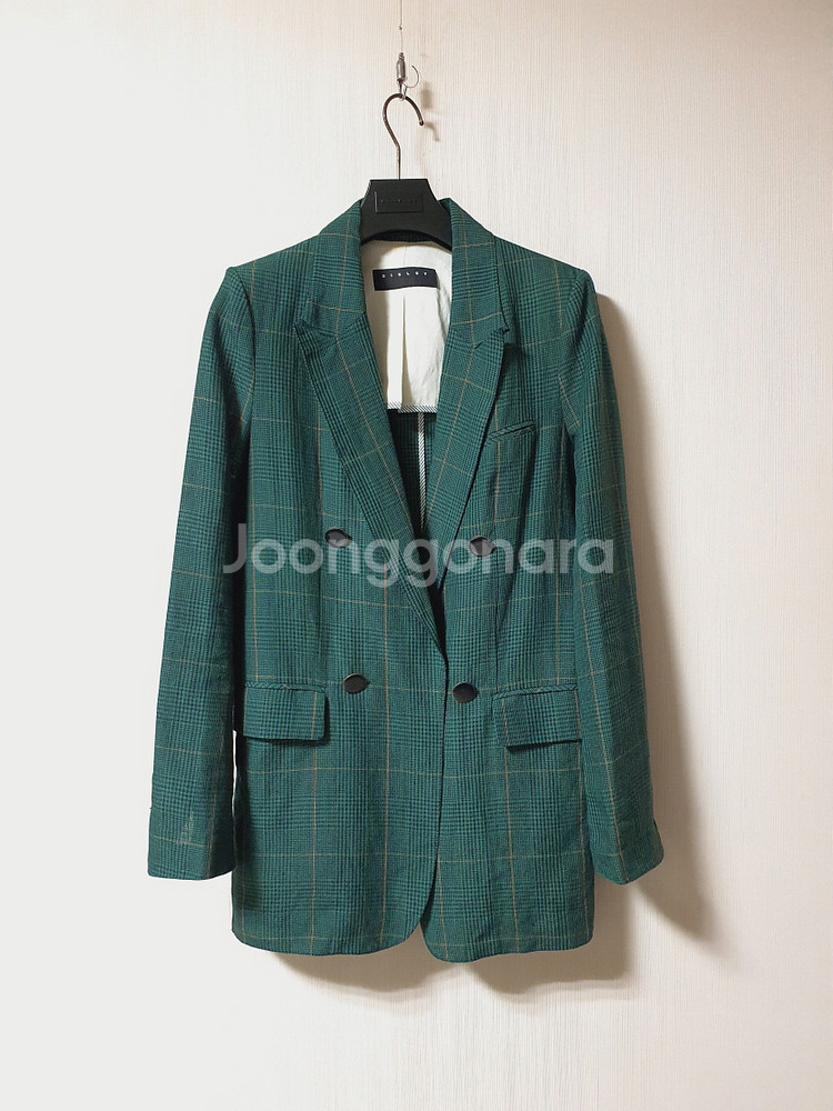 시슬리 sisley 더블 브레스트 린넨 자켓 55 사이--6