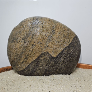 수석 산경 호박석