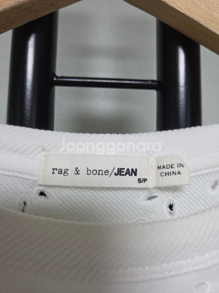 S/P 랙앤본 rag&bone 펀칭 아일렛 자수 스웻--1