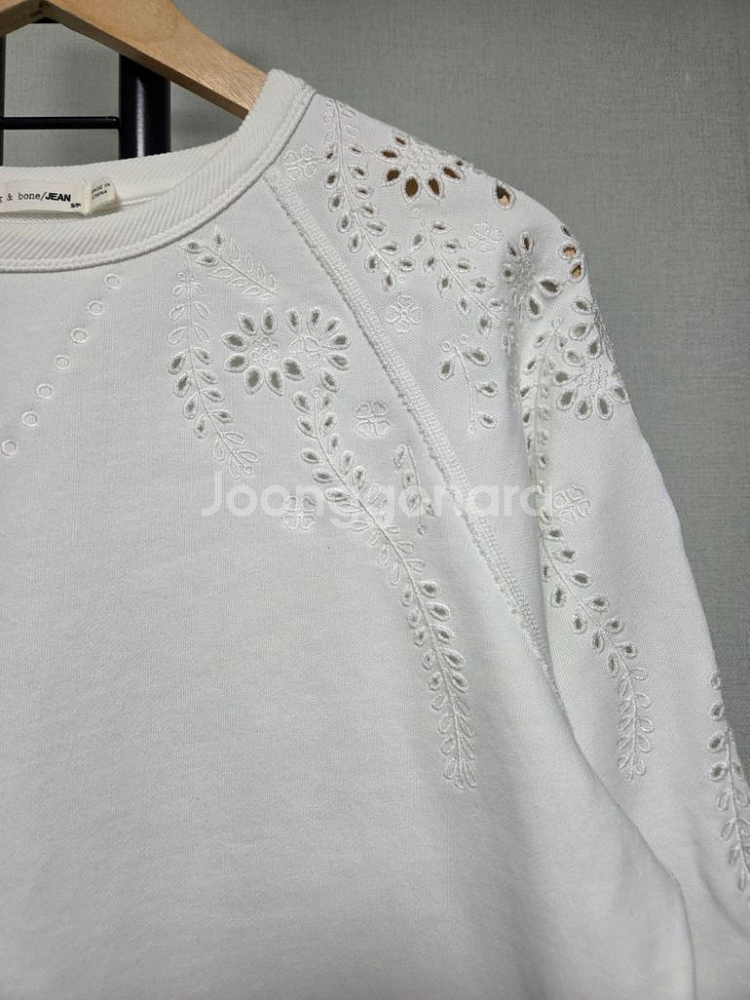 S/P 랙앤본 rag&bone 펀칭 아일렛 자수 스웻--2