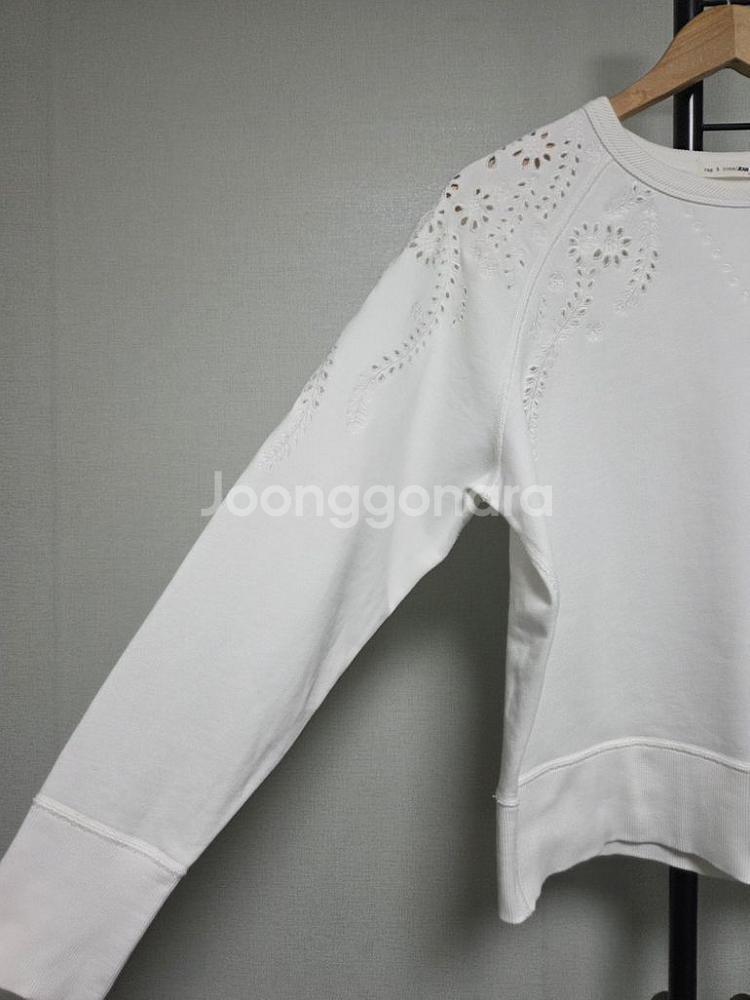S/P 랙앤본 rag&bone 펀칭 아일렛 자수 스웻--4