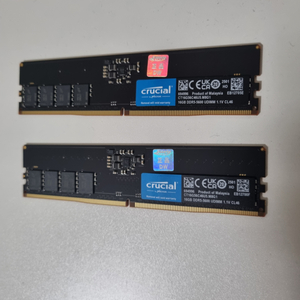 마이크론 ddr5 5600 16gb cl46 2개