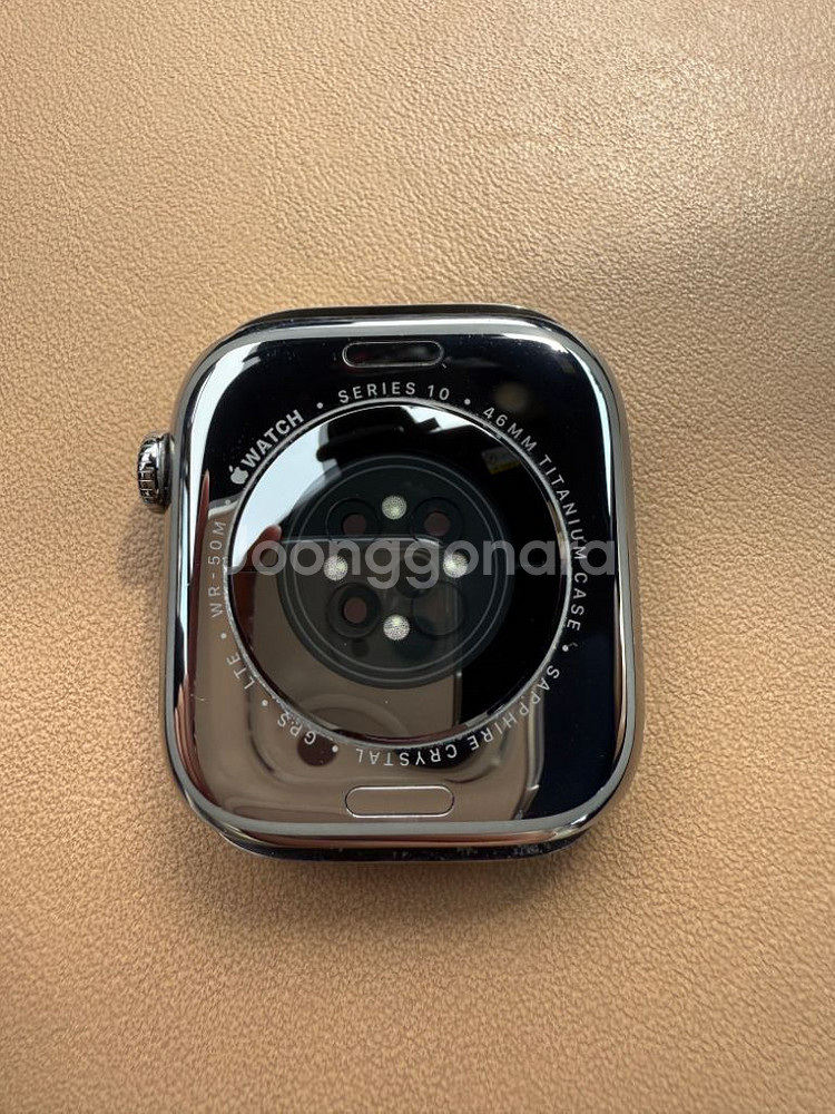애플워치10 내추럴 티타늄46mm 애플케어플러스--3