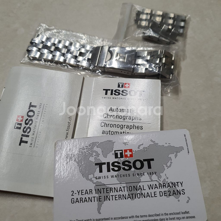 티쏘 Tissot 씨스타 크로노 오토매틱 다이버 시계--6