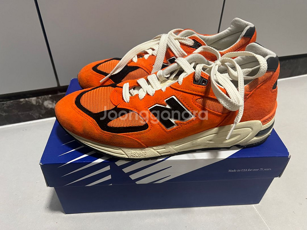 뉴발란스 990v2 마리골드 블랙 280사이즈--3