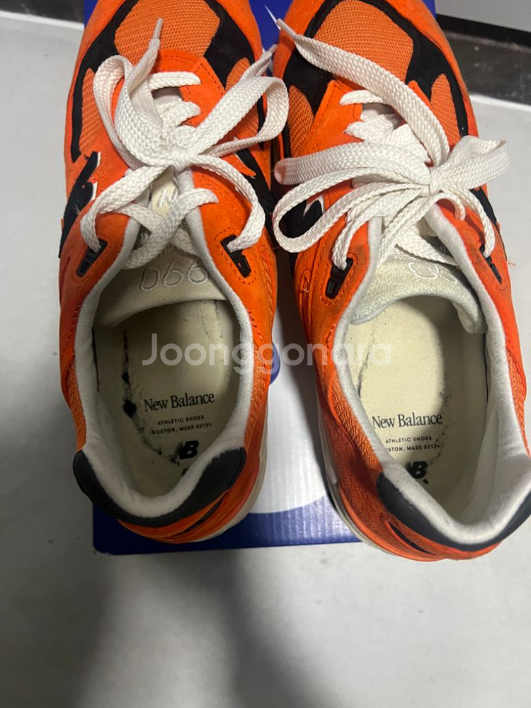 뉴발란스 990v2 마리골드 블랙 280사이즈--5