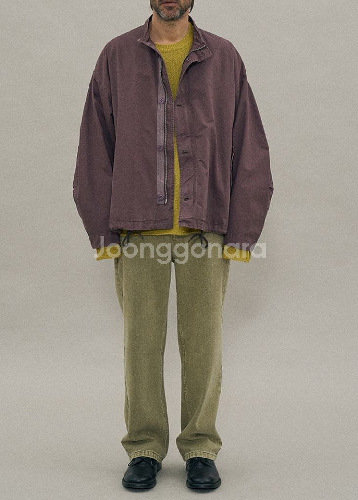새제품) 파르티멘토 VTG 워시드 필드 자켓 퍼플--0