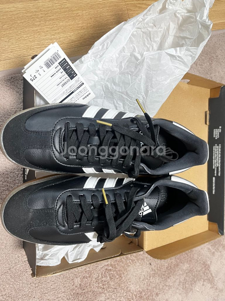 아디다스 벨로삼바 코어블랙 275--3