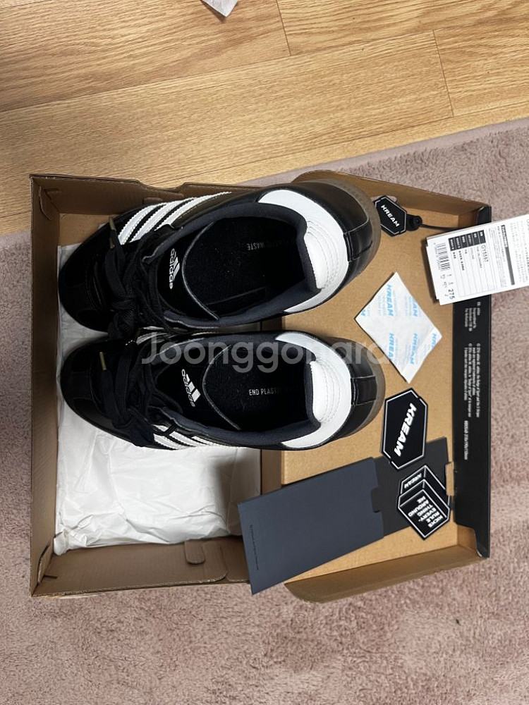 아디다스 벨로삼바 코어블랙 275--5