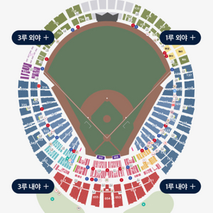 3월15일(토) 롯데vsKT 1루 내야상단 2연석