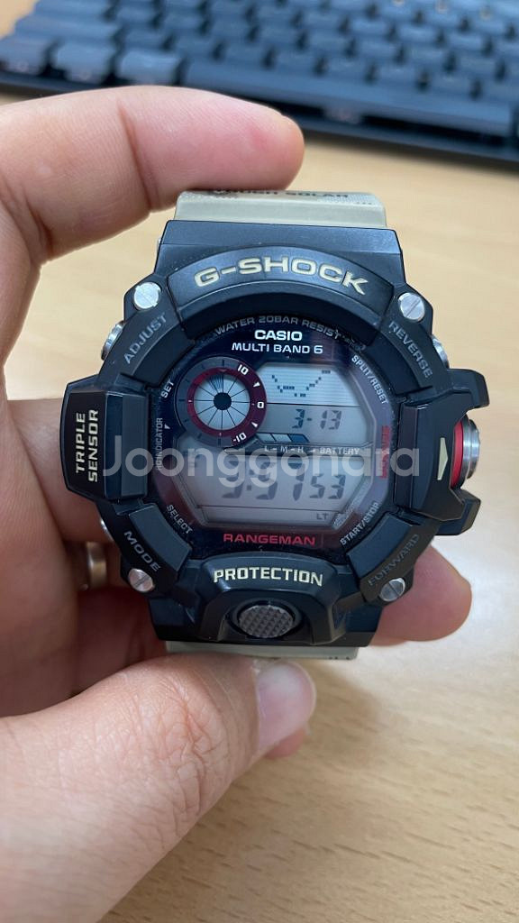 카시오 지샥 GW-9400 레인지맨 카모밴드&러그--3