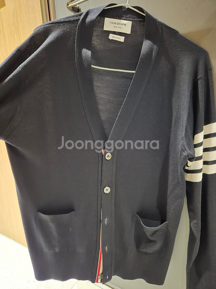 (정품)톰브라운 메리노울 가디건 남성--1