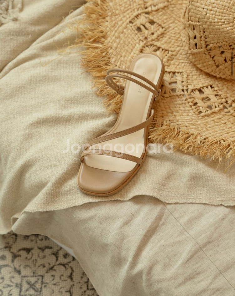 러브듀이 2WAY SANDAL 피치베이지--1