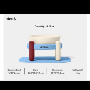 모몽 VETRESKA 반려동물 세라믹 식기세트