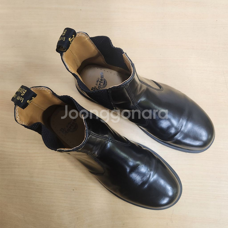 정품 닥터마틴 남성 가죽 캐주얼 첼시 부츠 워커 UK8--1