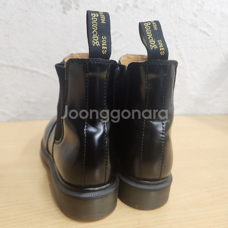 정품 닥터마틴 남성 가죽 캐주얼 첼시 부츠 워커 UK8--5