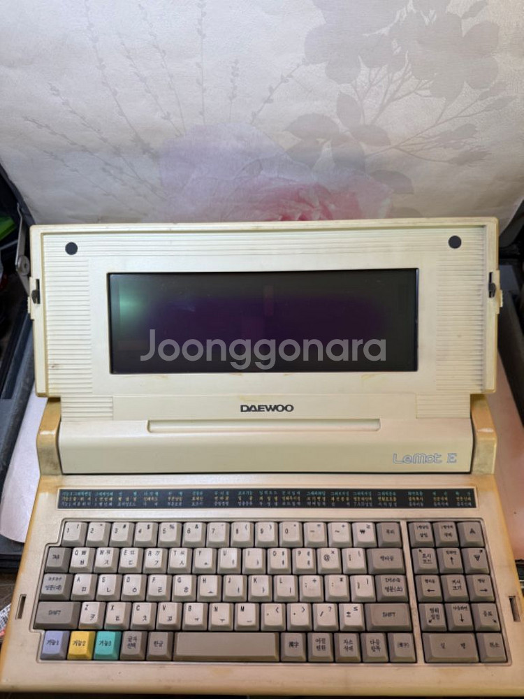 대우 워드프로세서,CWP-3060,인테리어,수집용.전원--0