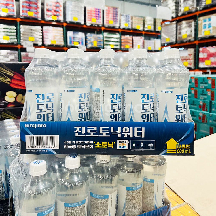 진로토닉워터 600ml 15개--1