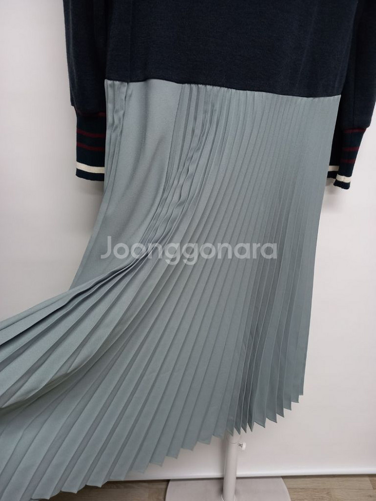 주크 ZOOC 춘추동 니트 플리츠 롱 원피스 55--6