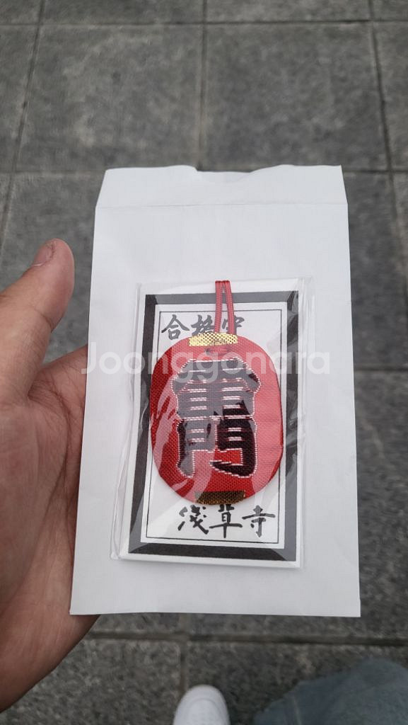 일본 아사쿠사 기념품 부적--0