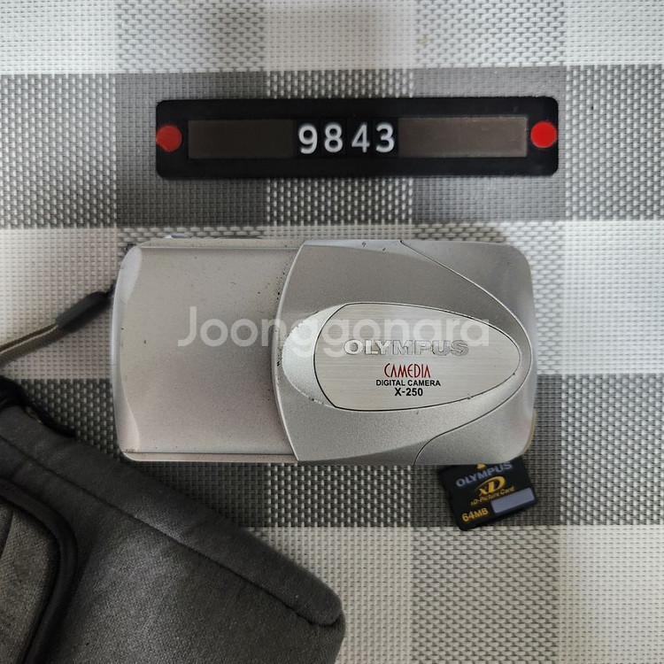 올림푸스 카메디아 X-250 디지털카메라 AA건전지 사--1