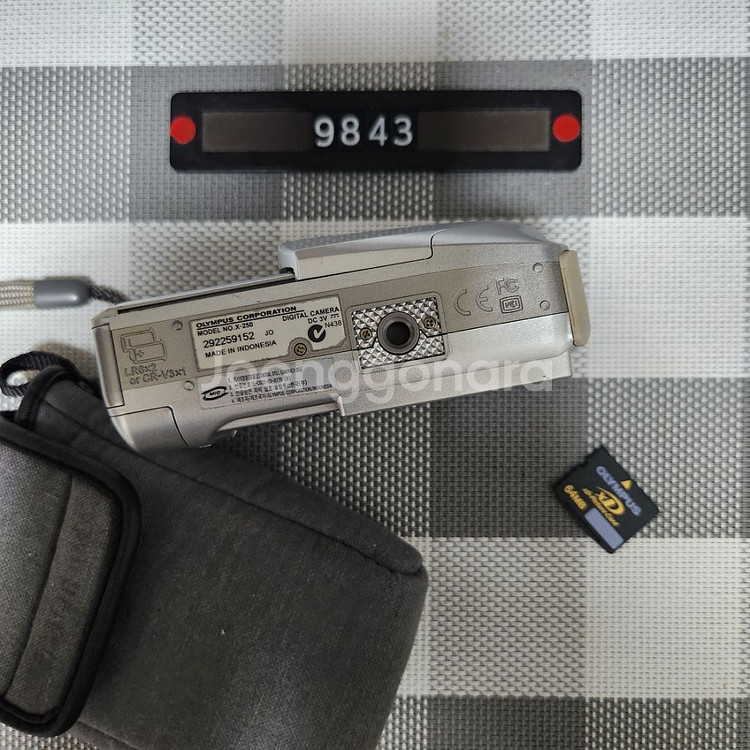 올림푸스 카메디아 X-250 디지털카메라 AA건전지 사--4