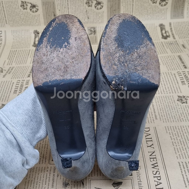 생로랑 여성하이힐36 230 굽12--2