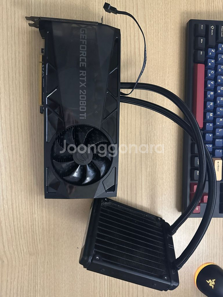Evga hybrid rtx2080ti 그래픽카드--2
