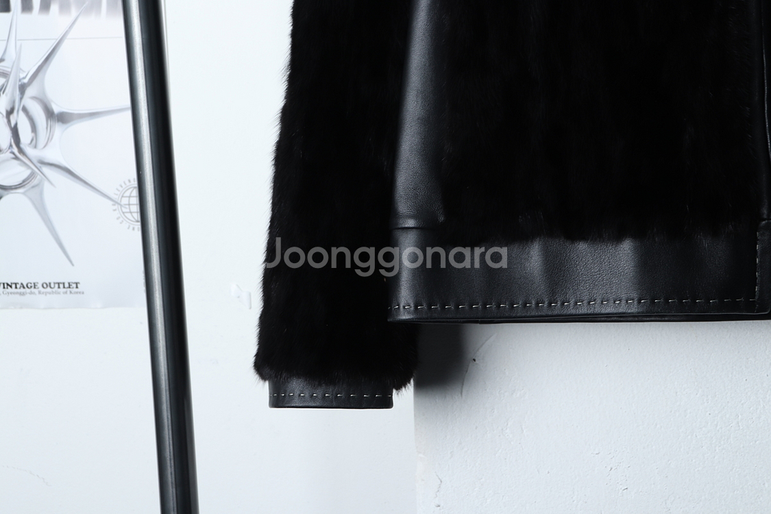 W(M) 레노마 정장 슈트 자켓 블레이저 블랙 레더--3