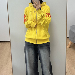 나이키 00's FC바르셀로나 1899 옐로우 후드집업