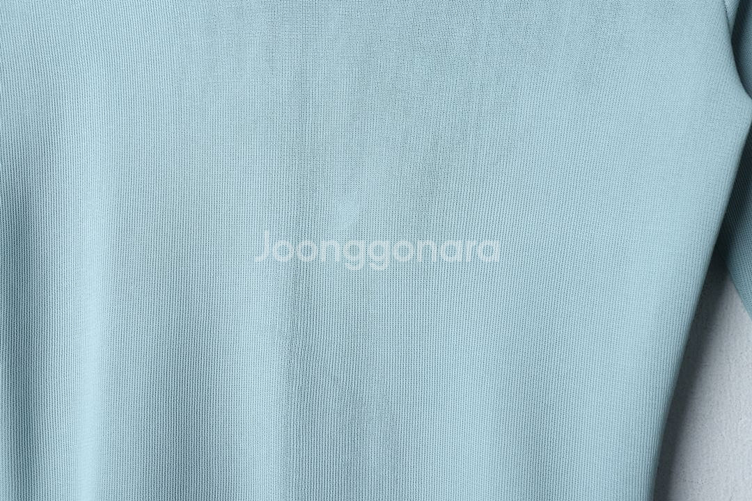 W(F) 마인 니트 작은오염 연블루 한정판--5