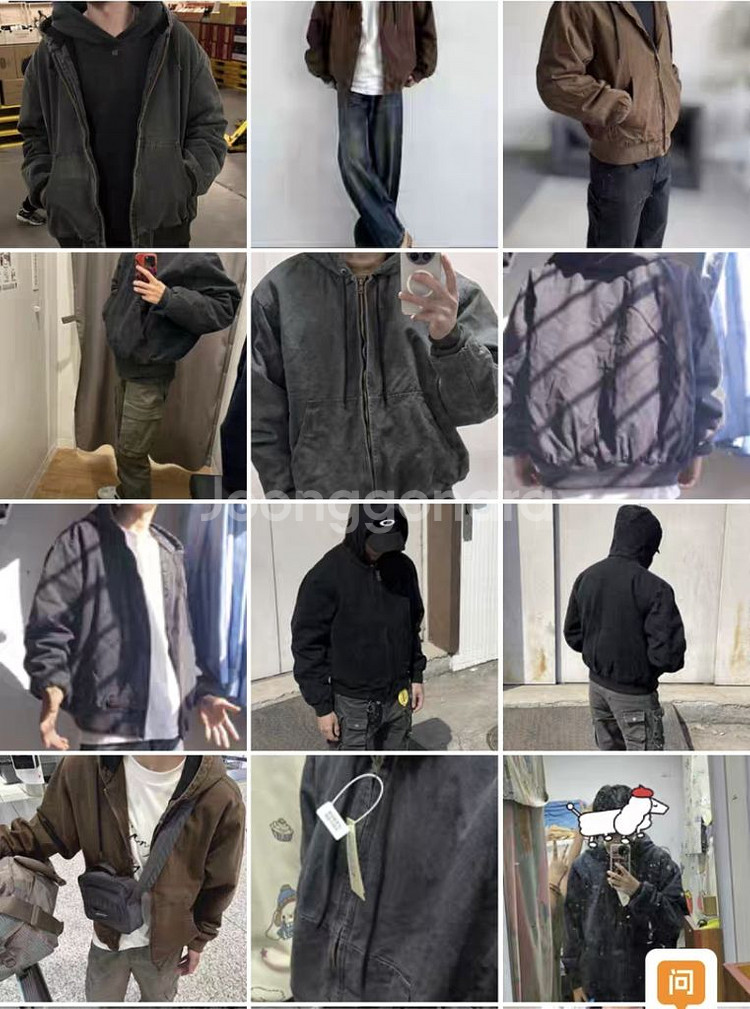 [M]새상품 액티브 자켓 블랙 j130 워크자켓--2