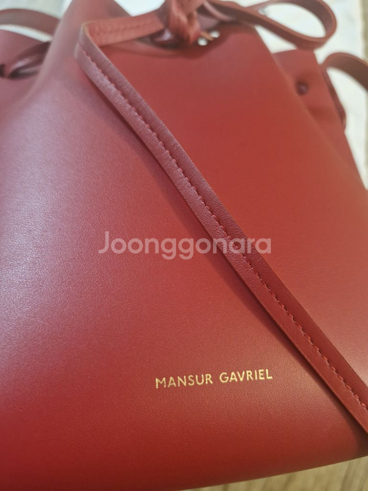 만수르 가브리엘 버킷백 minimini 레드--2