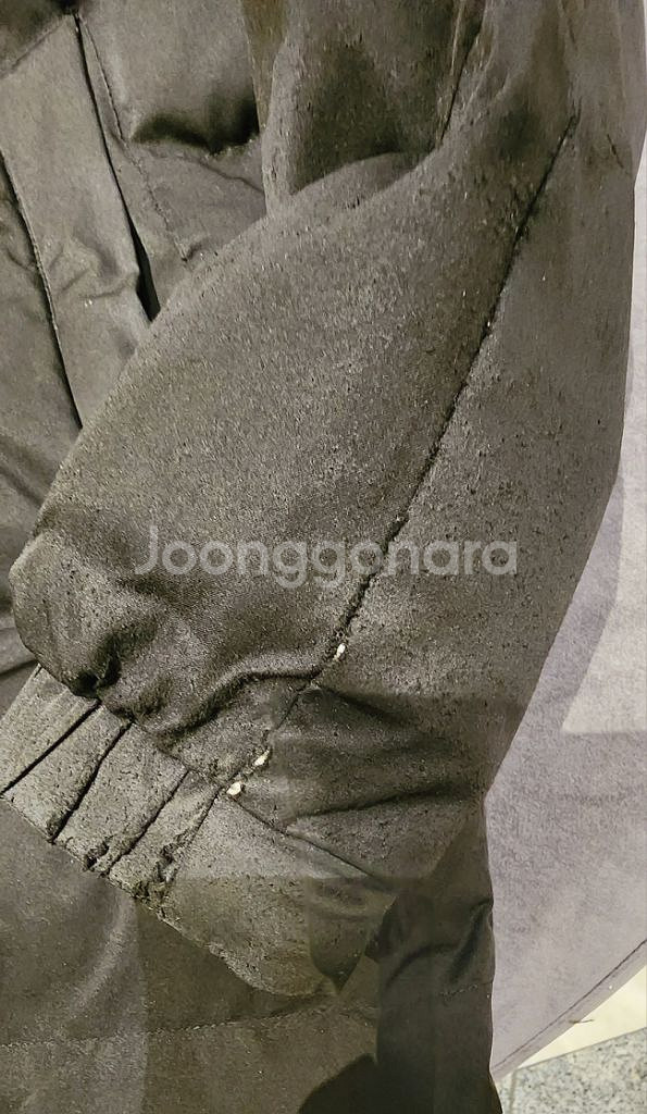 롱패딩 플리온 레드라인 벨티드 (M)사이즈--2